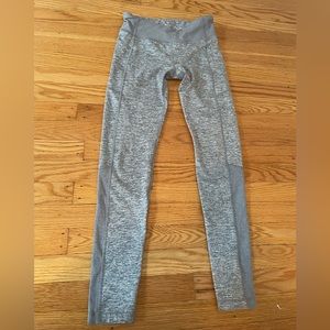 Athleta girl gray leggings with pockets